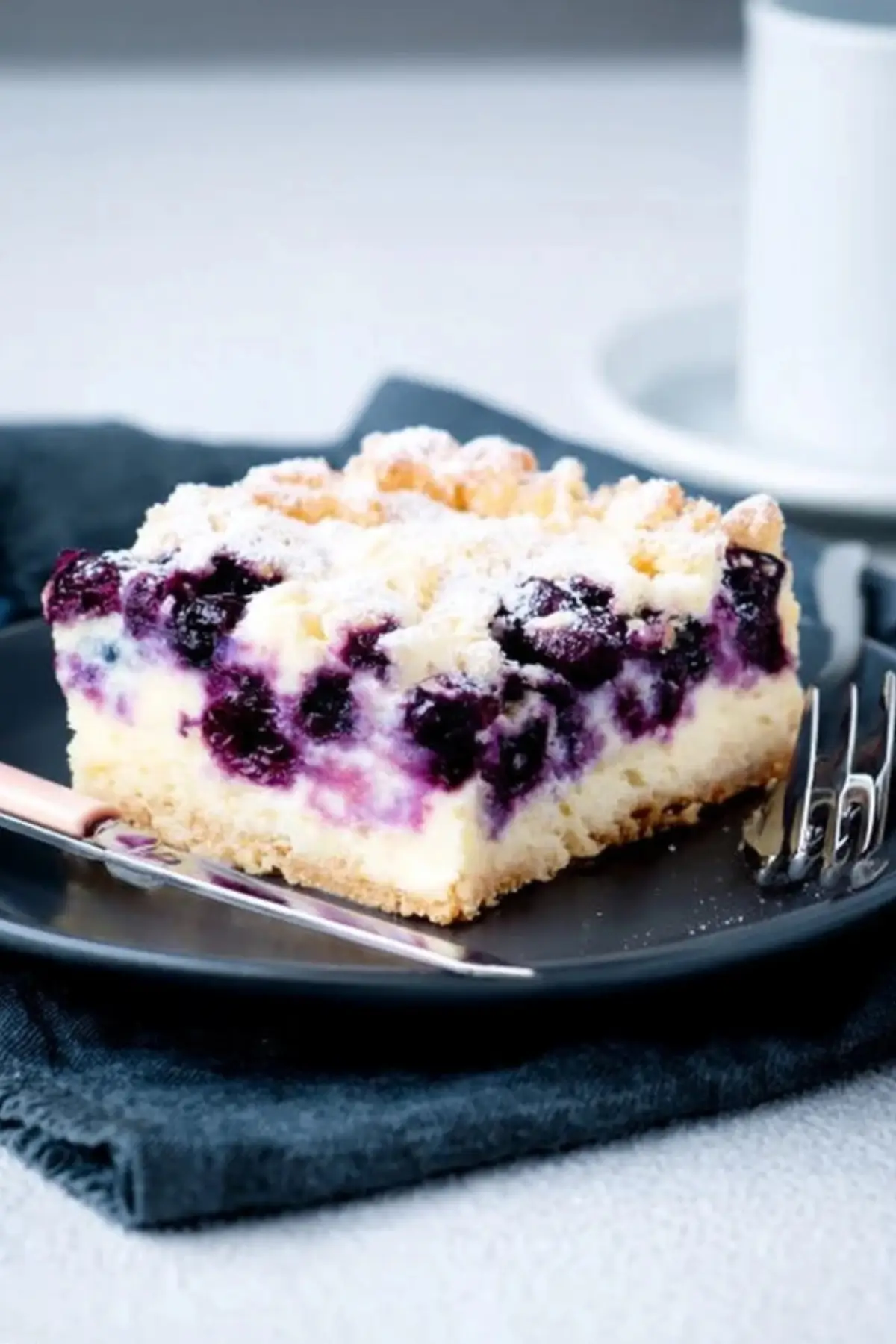 Blaubeer-Quark Kuchen