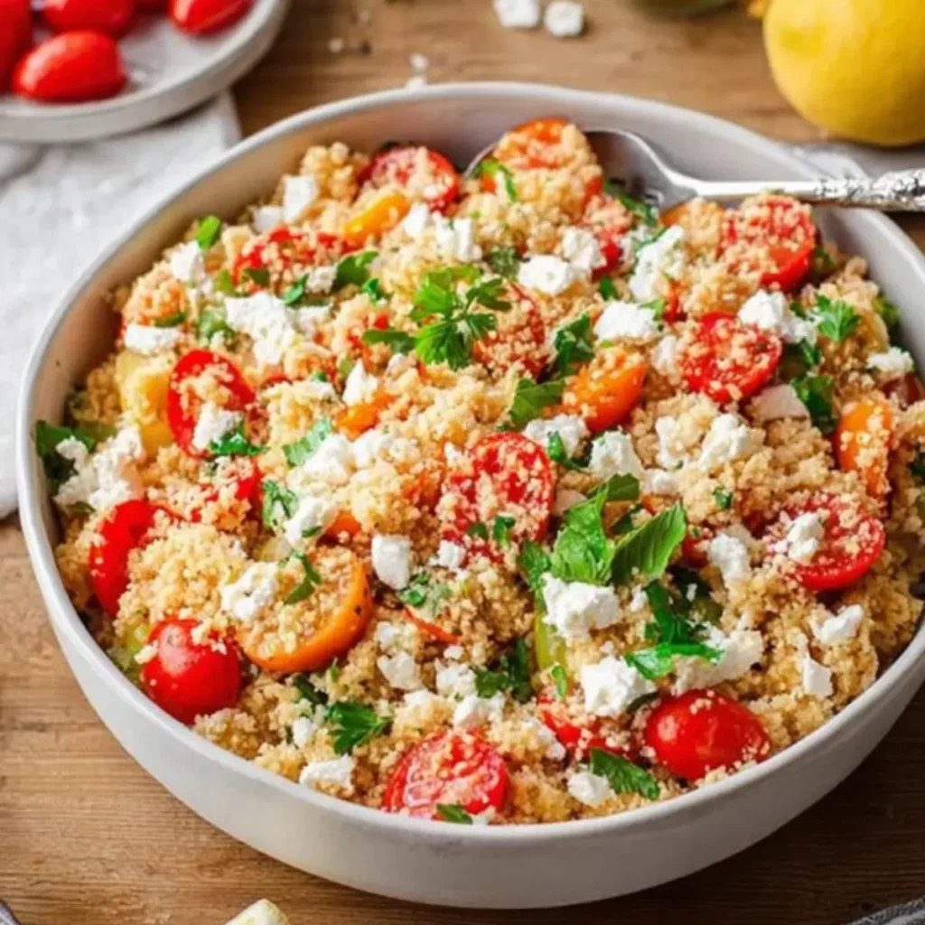 Couscous Salat mit Feta