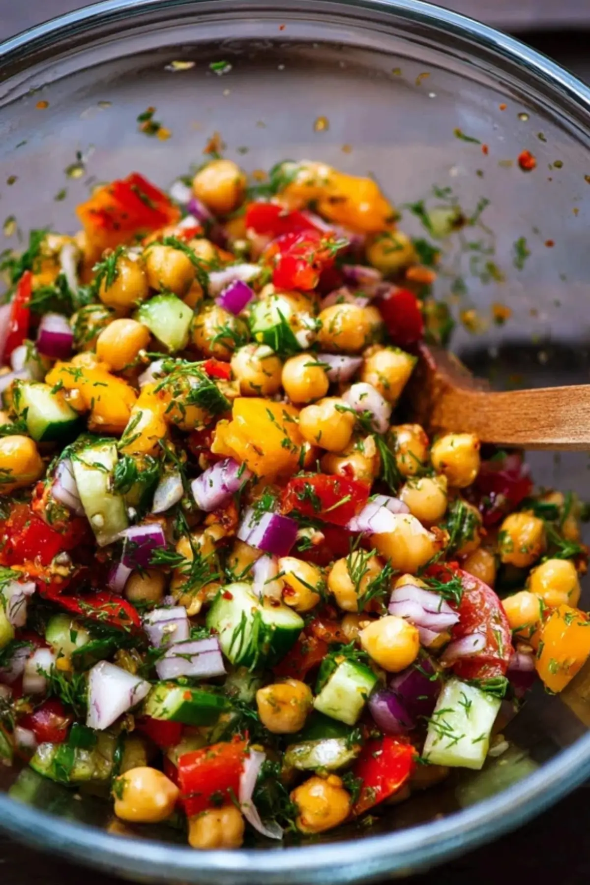 Kichererbsen Salat