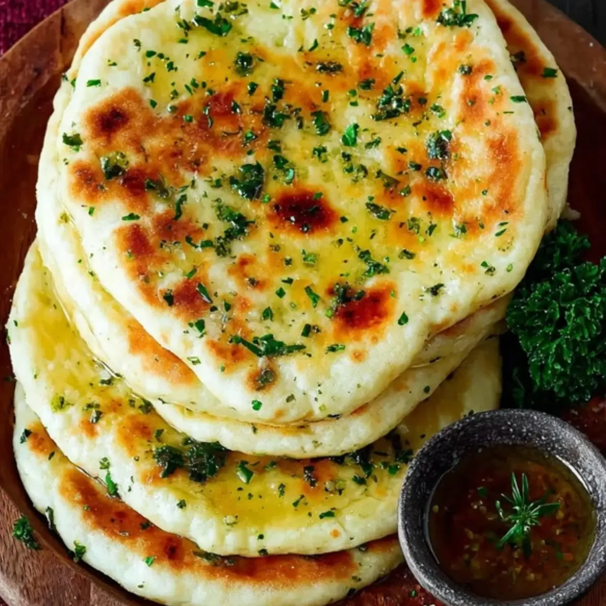 Knoblauchfladen ohne Hefe