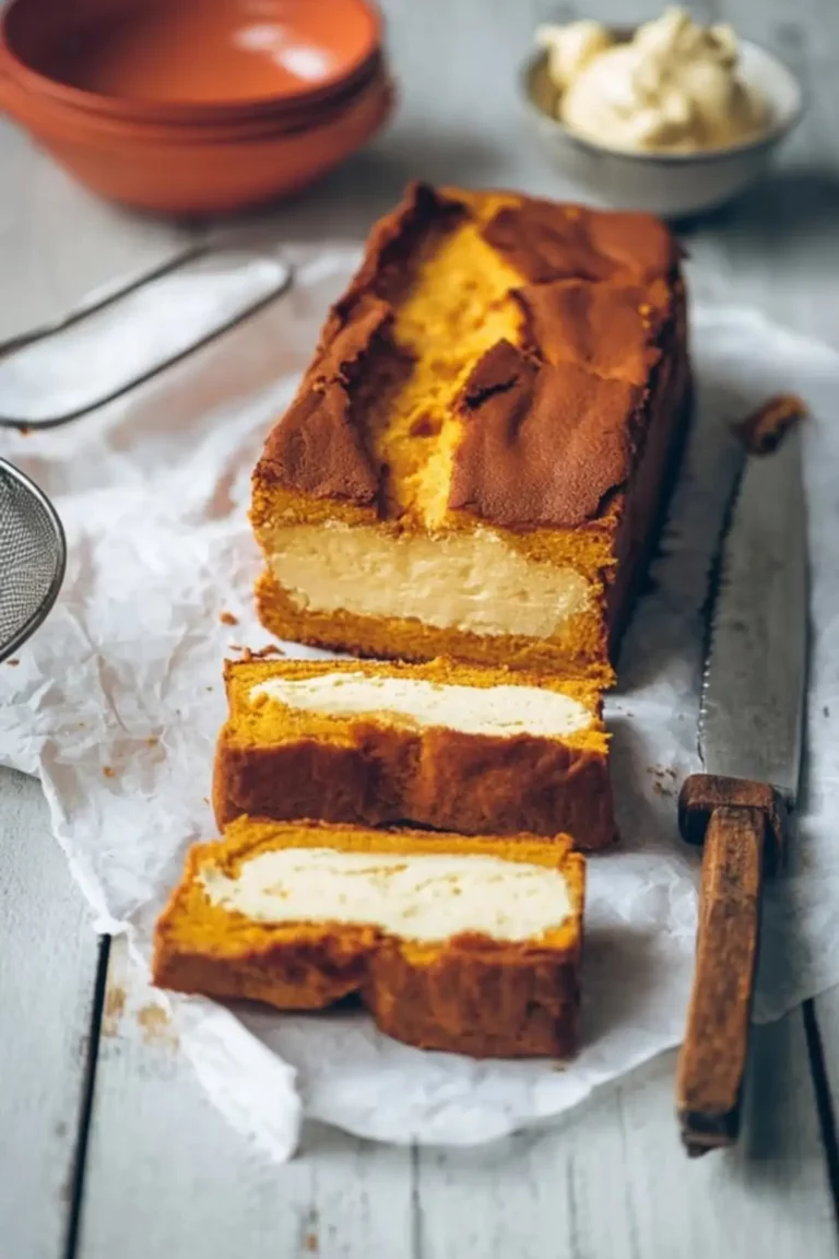 Kürbis Frischkäse Kuchen