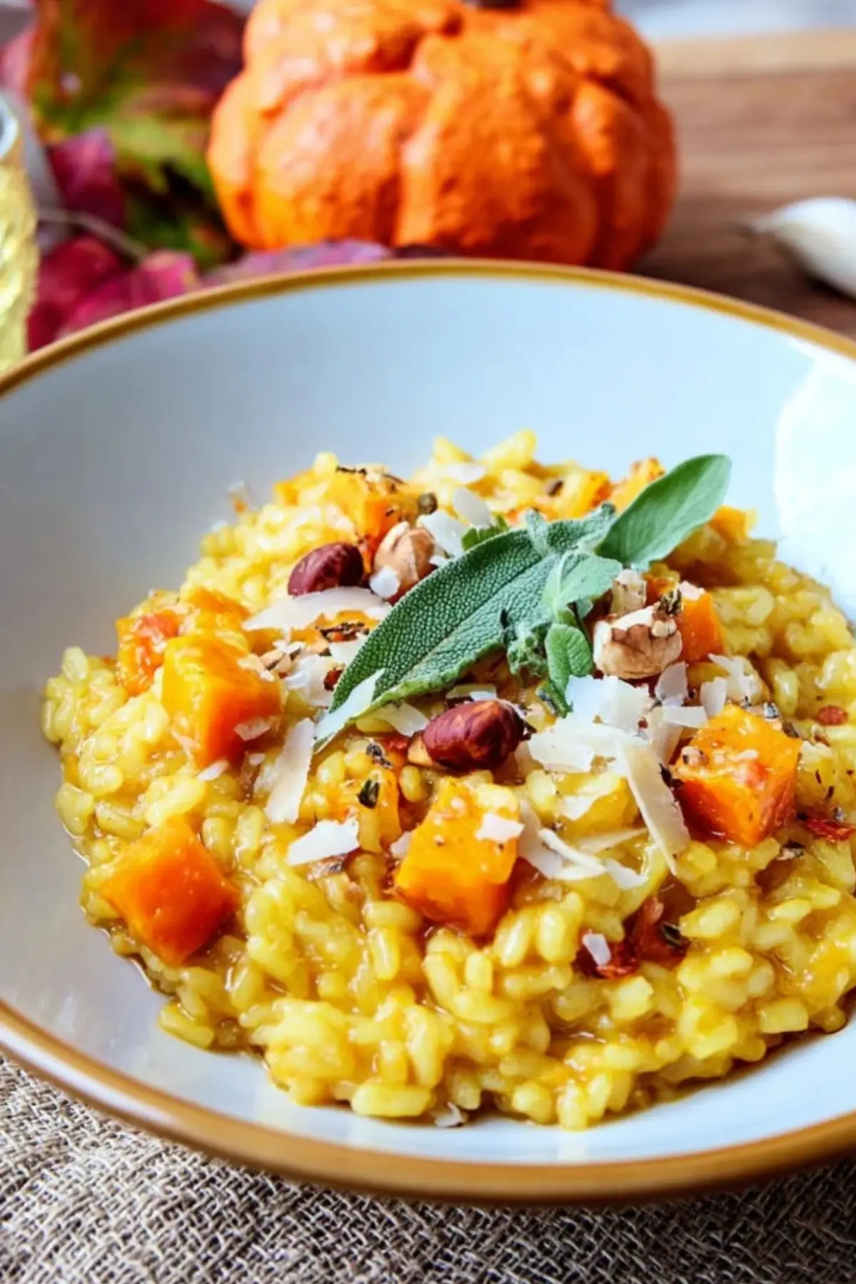 Kürbisrisotto mit Hokkaido