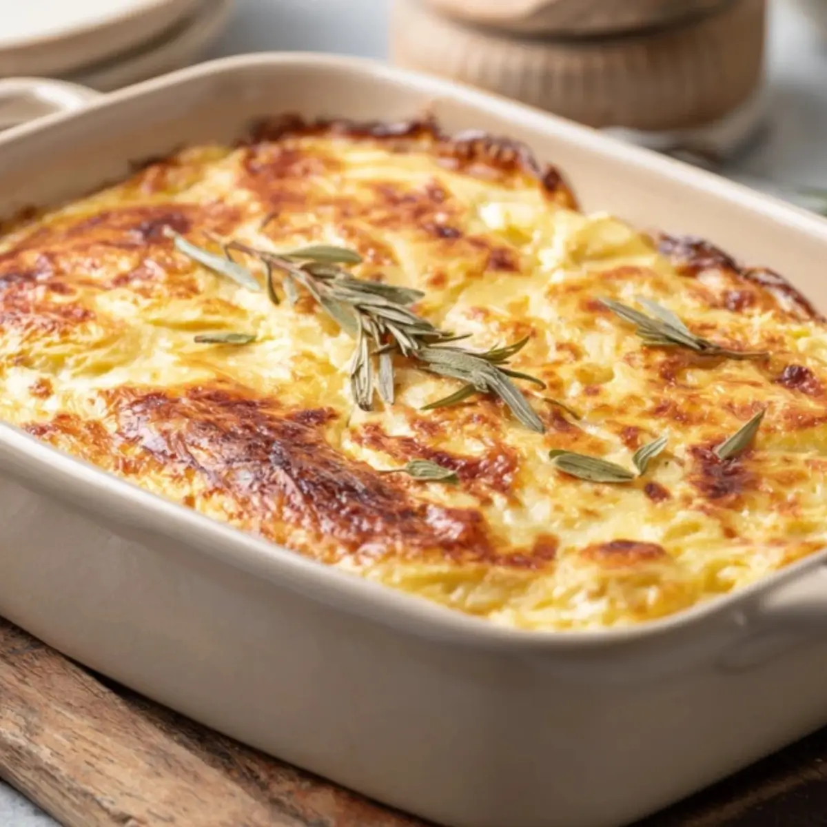 Huttenkase Auflauf Low Carb
