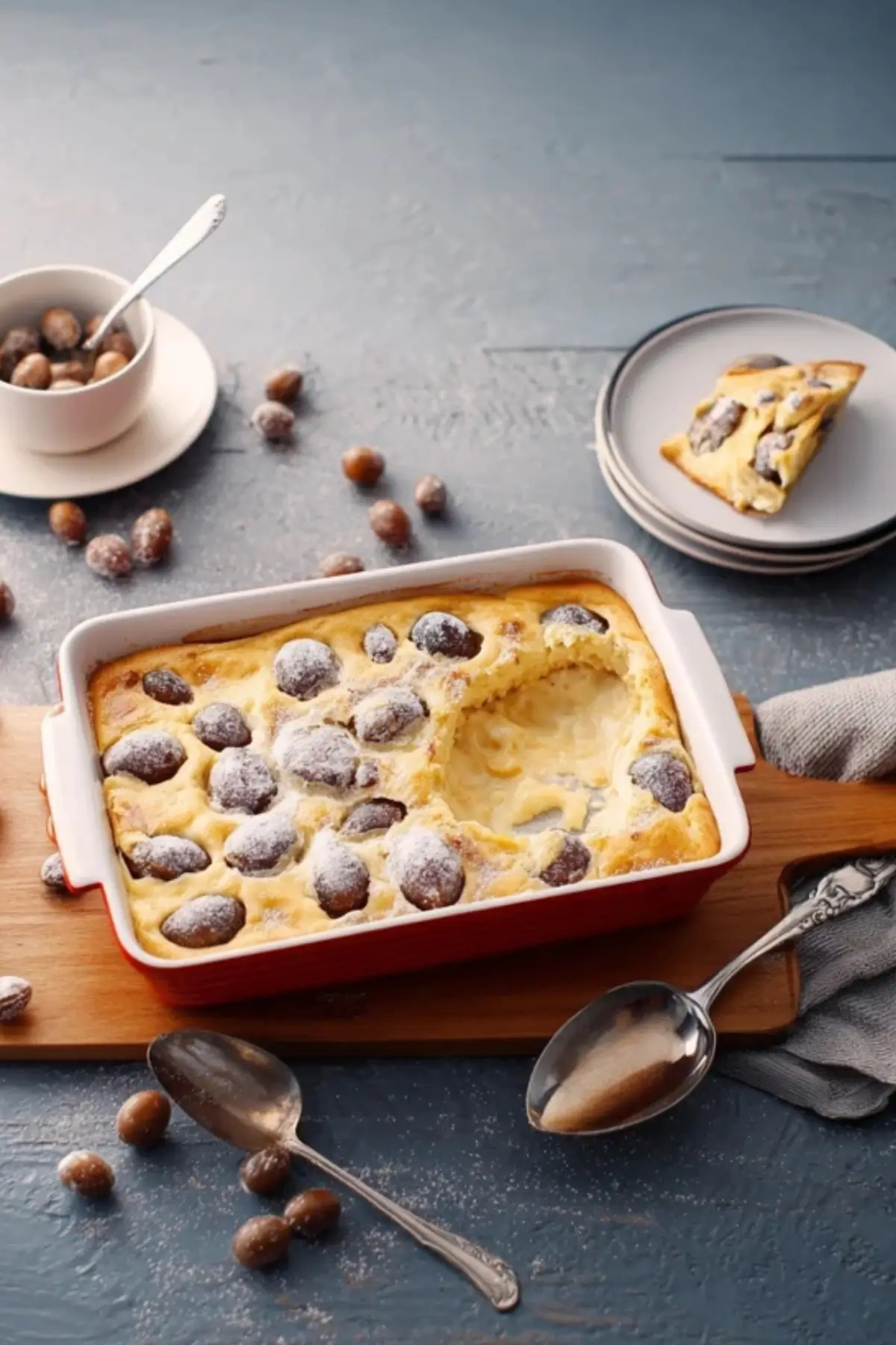 Trauben-Quark-Auflauf