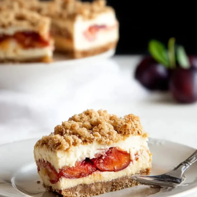 Zwetschgen-Käsekuchen mit Mandelstreuseln