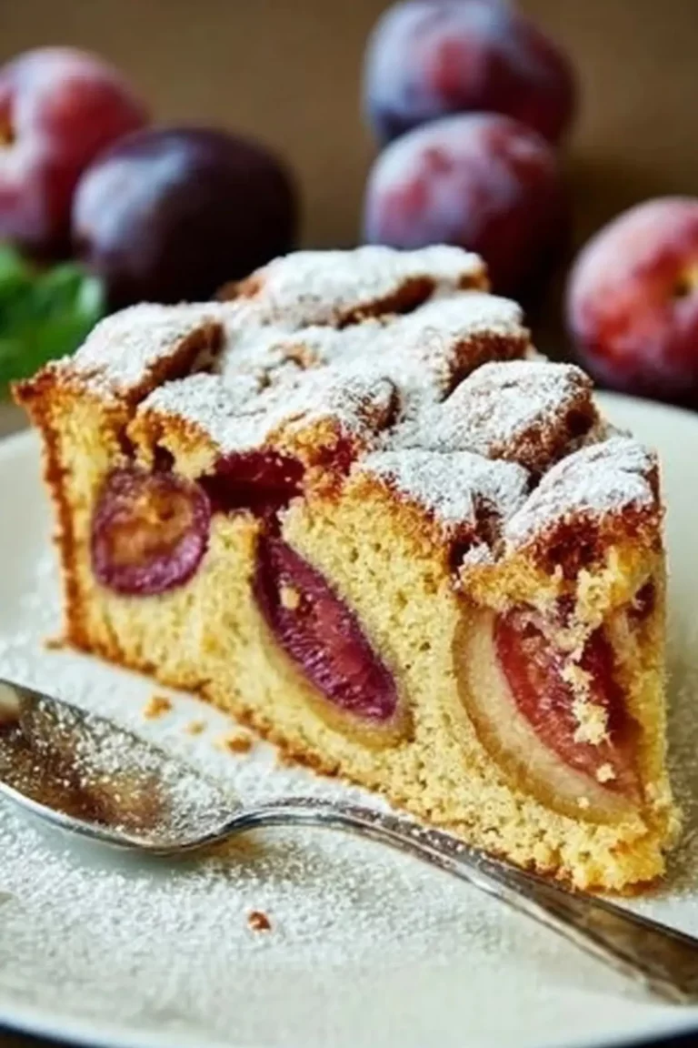 Zwetschgenkuchen mit Rührteig