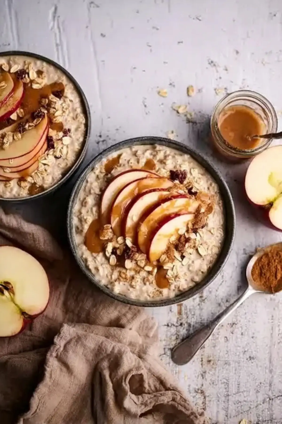 apfel zimt overnight oats