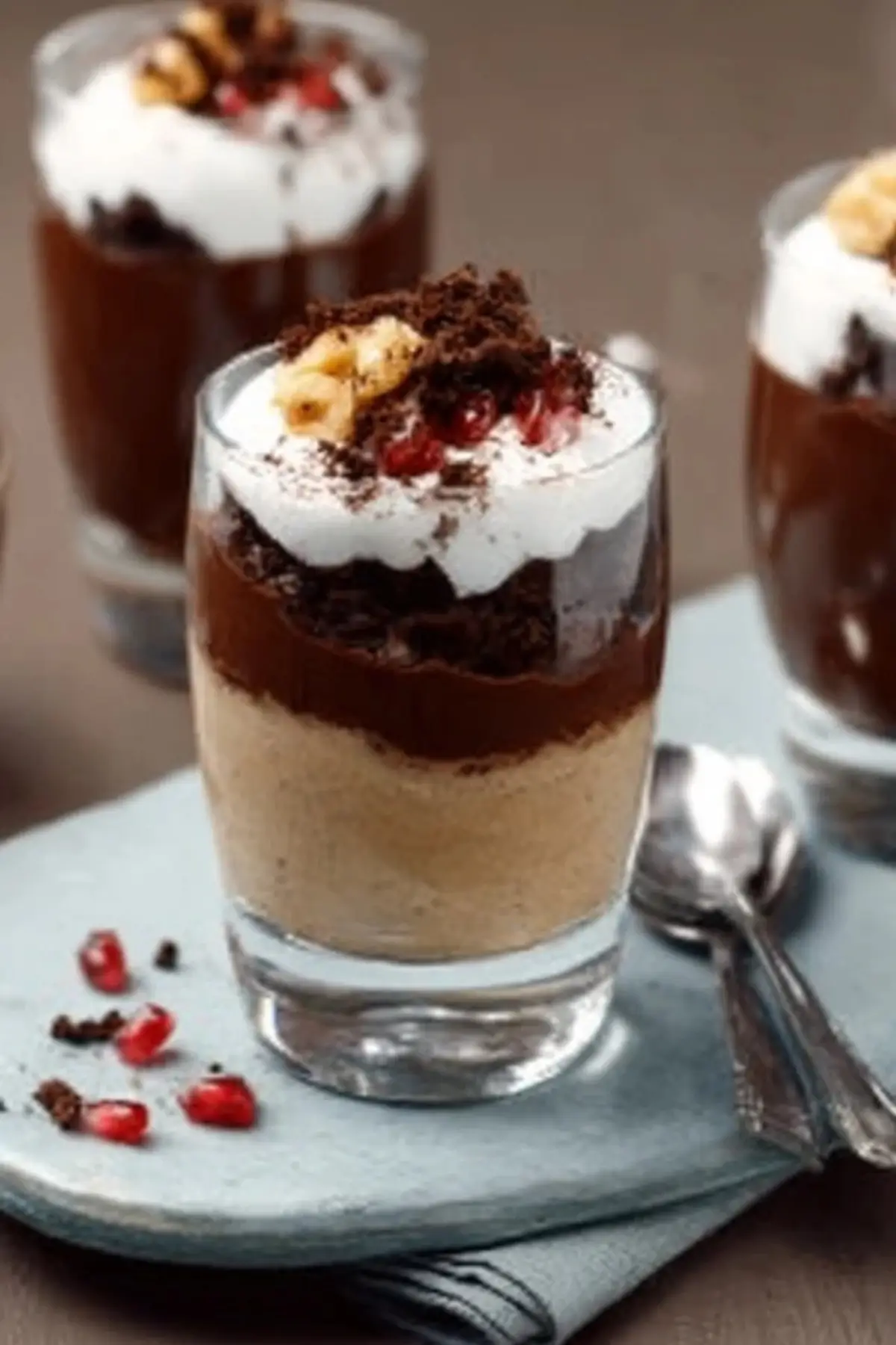 maulwurf dessert im glas