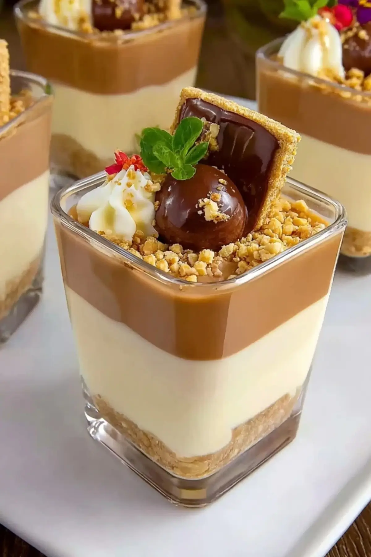 Bueno Dessert im Glas