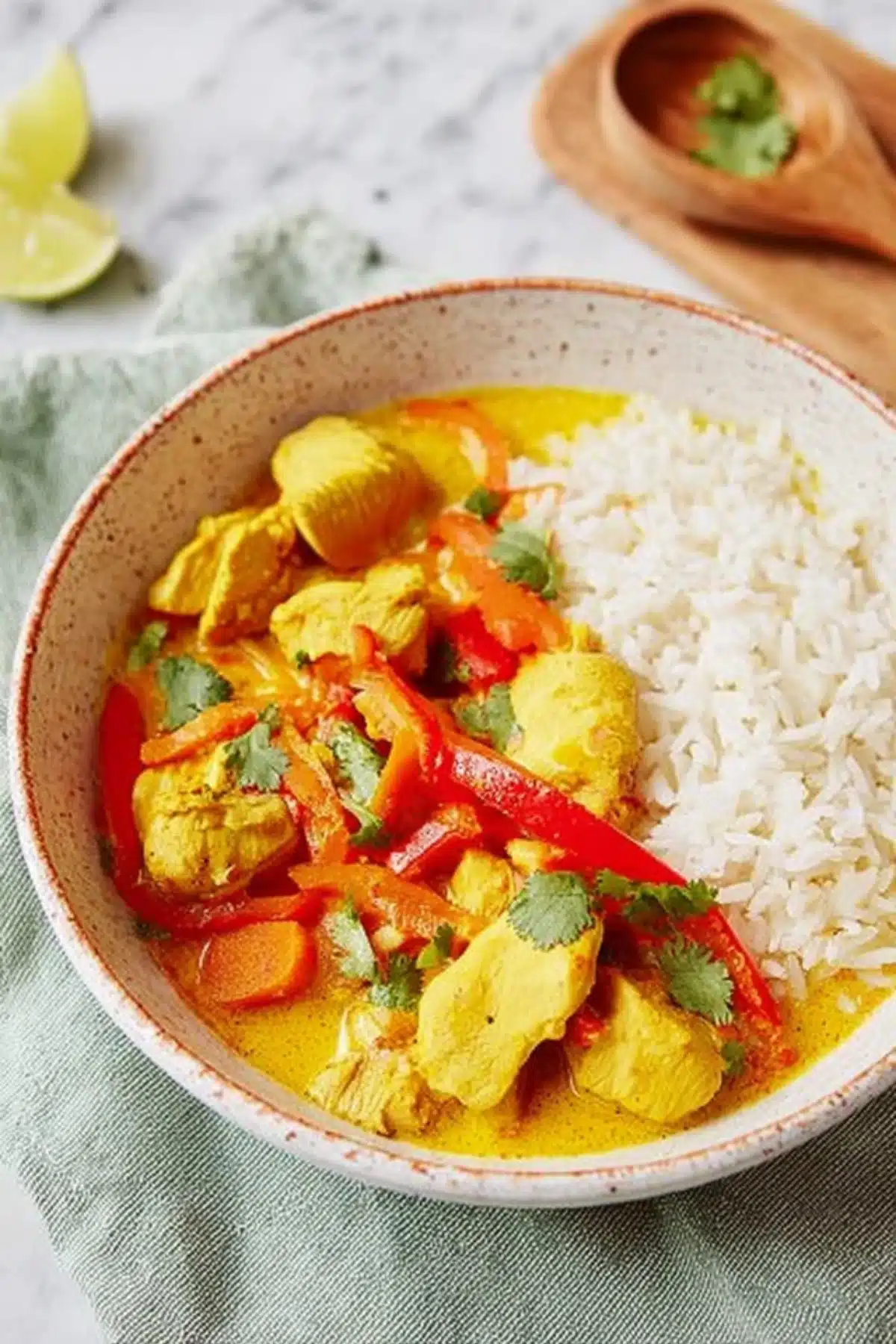 Hähnchen-Curry mit Kokosmilch – 30 Minuten Rezept - Noras Kreationen