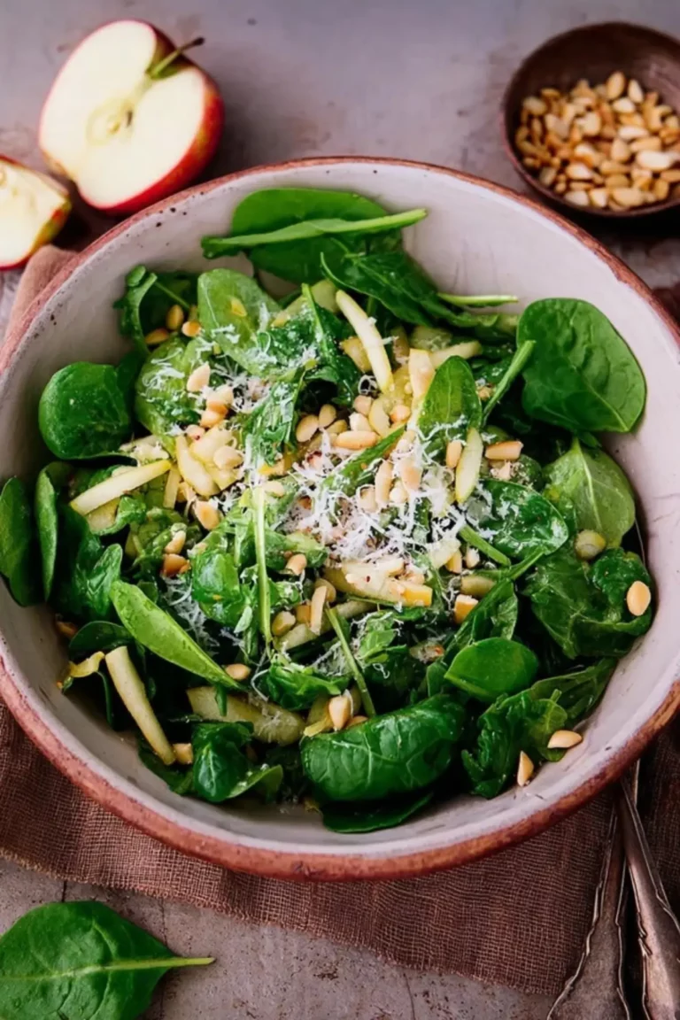 Feldsalat mit Äpfeln