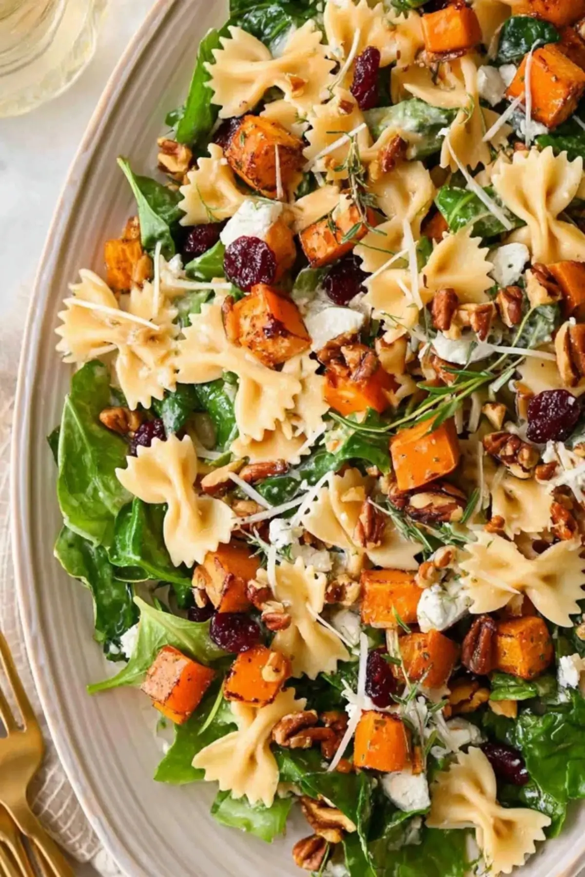 Herbstlicher Nudelsalat