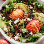 Herbstsalat mit crunchy Topping