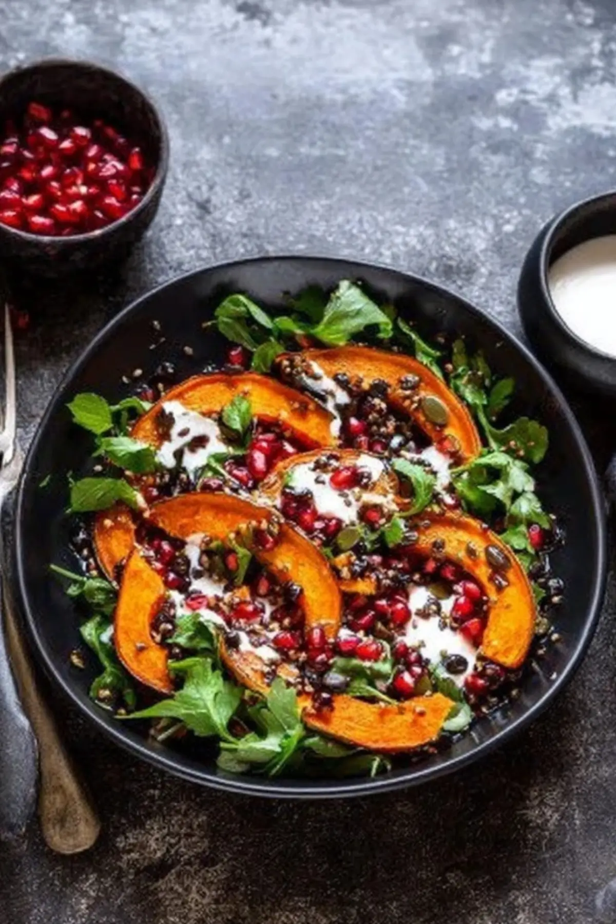 Kürbissalat mit Granatapfel