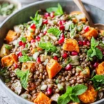 Linsen-Süßkartoffel-Salat