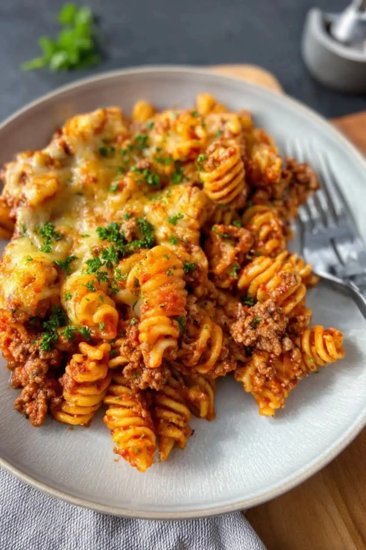 Nudelauflauf mit Hackfleisch