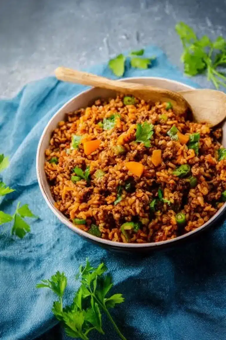 Reis Hackfleisch Topf