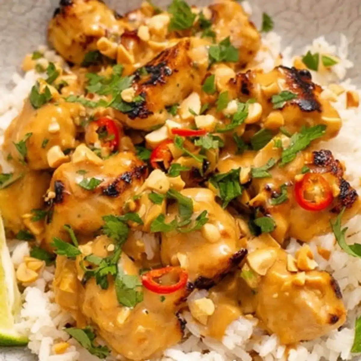 Thai peanut chicken