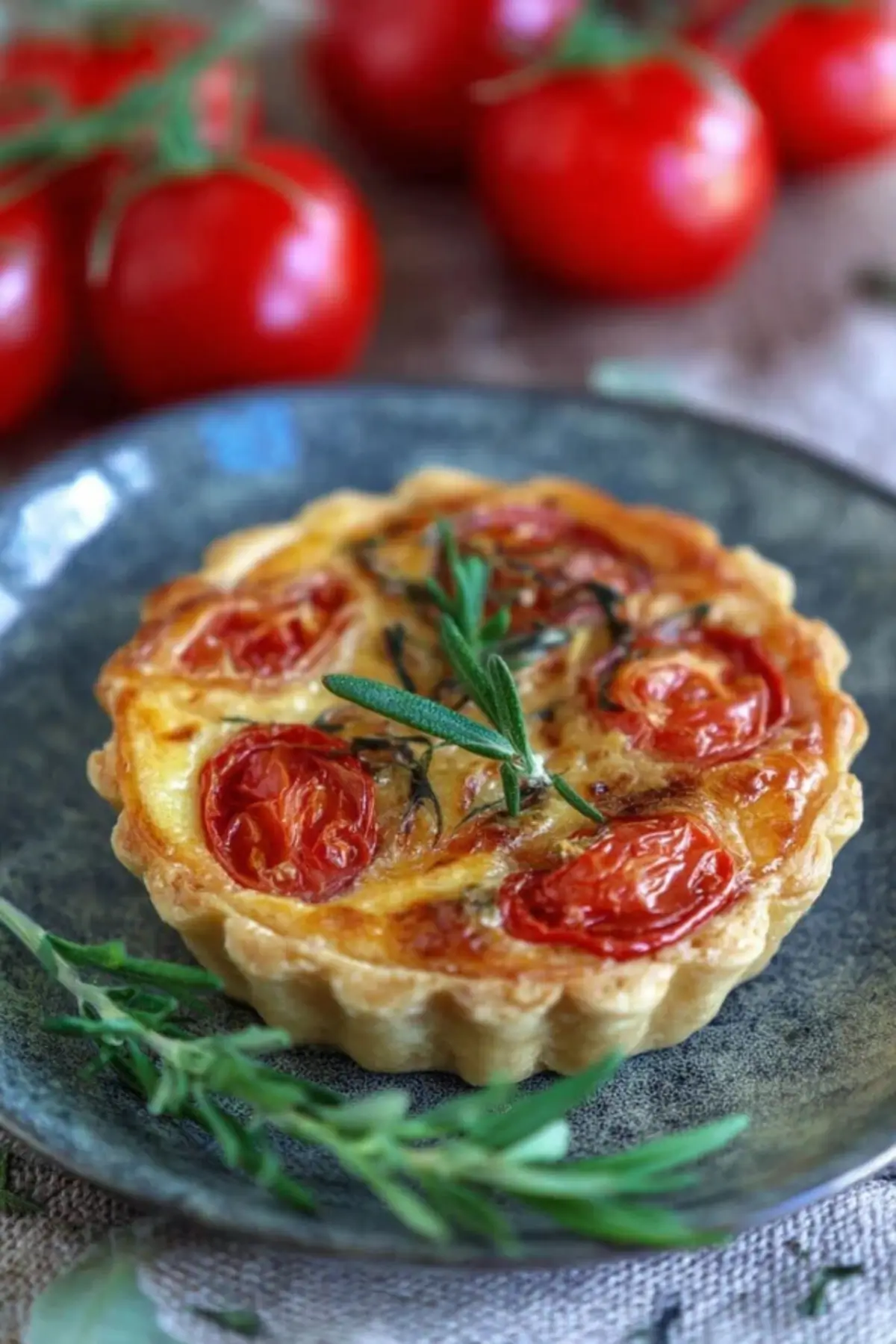 tartelettes mit Tomaten