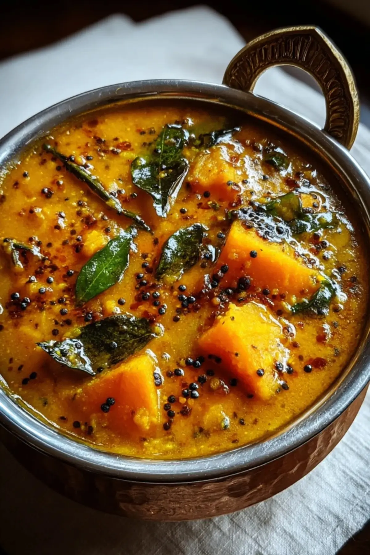 Butternut Kürbis Sambar