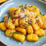 Kürbis Gnocchi mit Salbeibutter