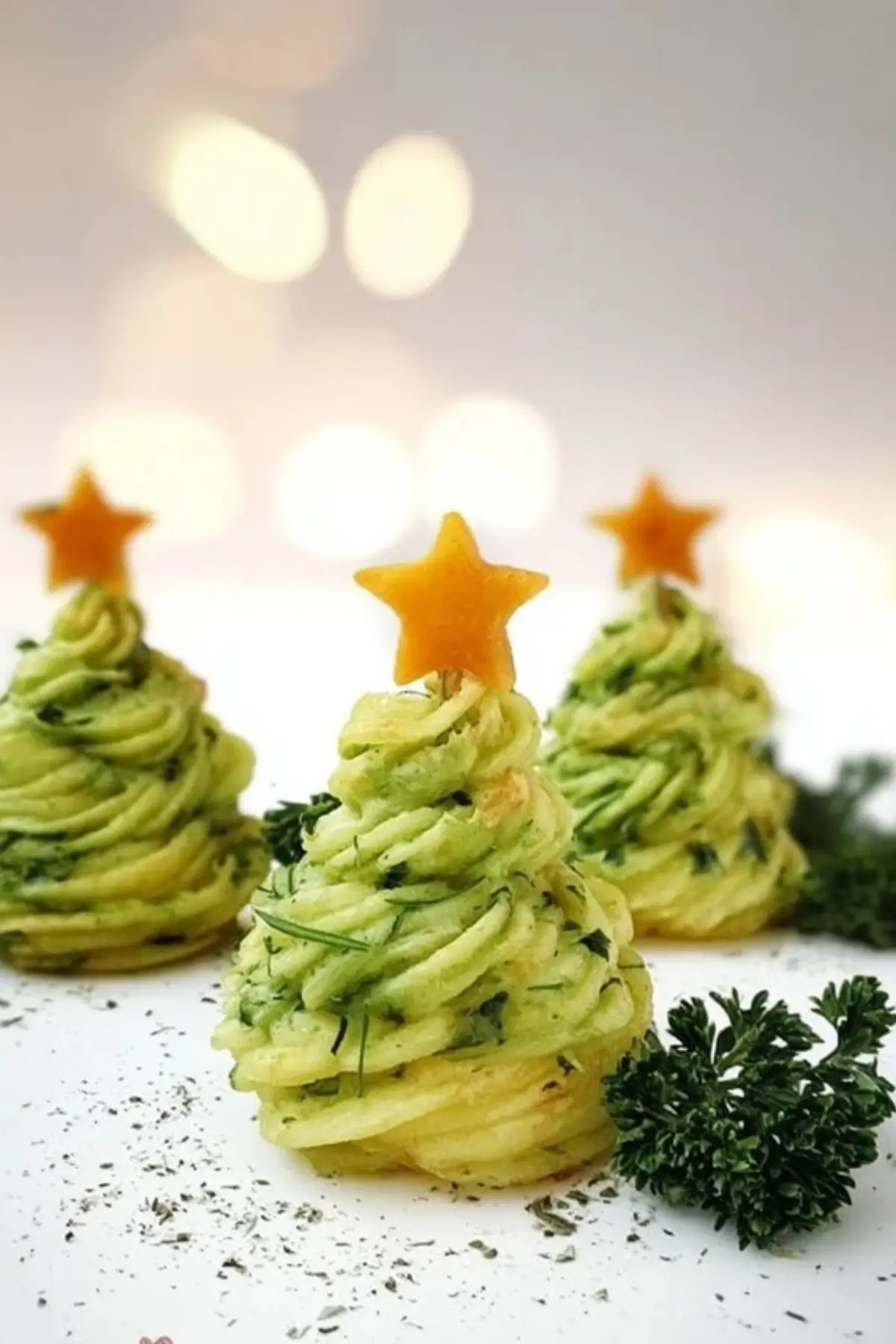 Weihnachtliche Beilage: Kartoffel-Tannenbäume
