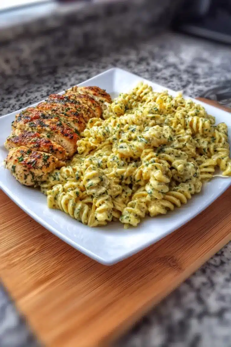 Creamy Garlic Parmesan Chicken Pasta