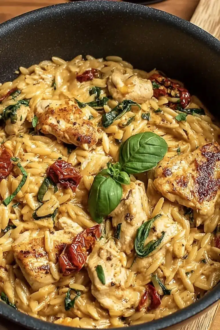 Ein Topf Heirate Mich Hühnchen Orzo für Genießer