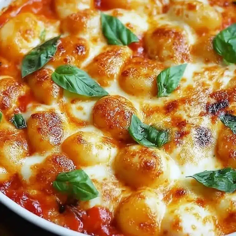 Gnocchi Auflauf Tomate Mozzarella