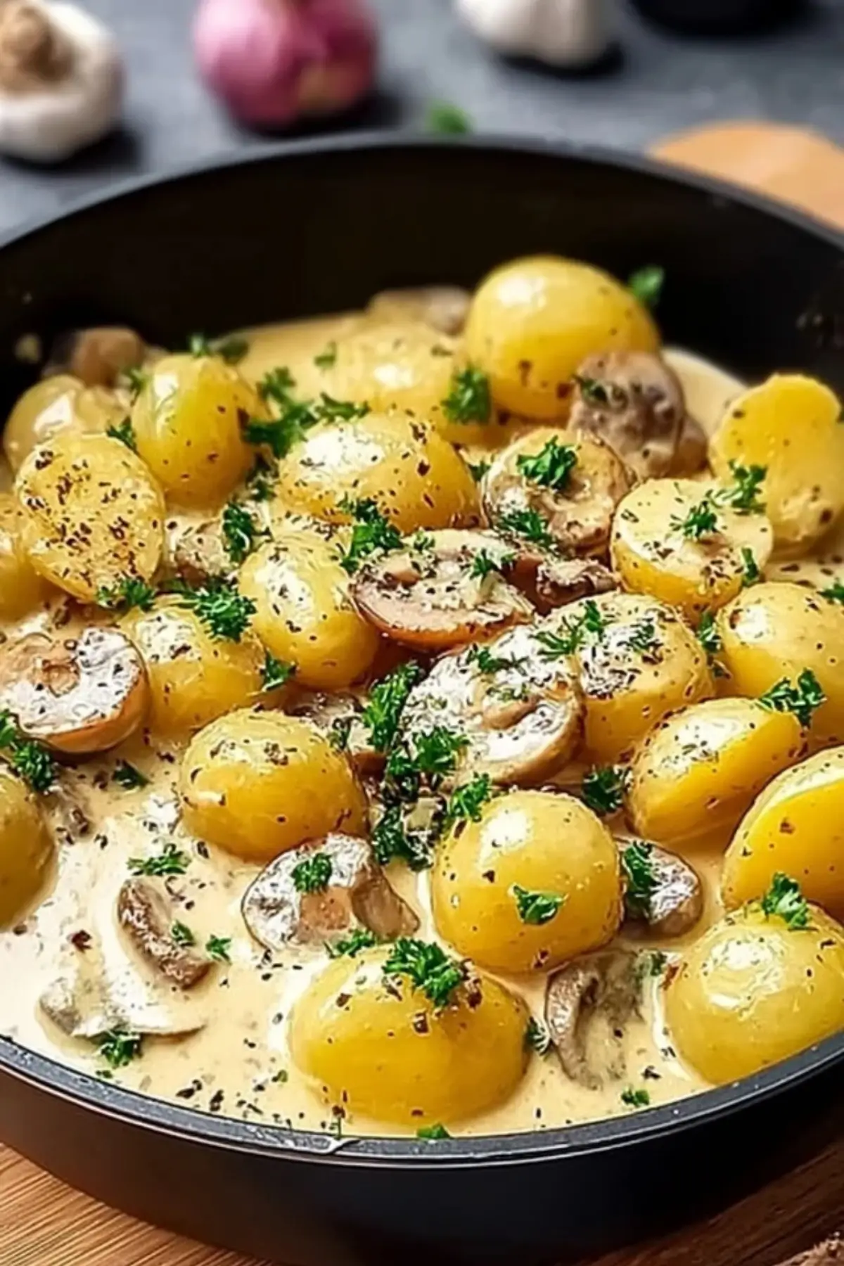 Stilvolle Sauce Fr Kartoffeln Bild