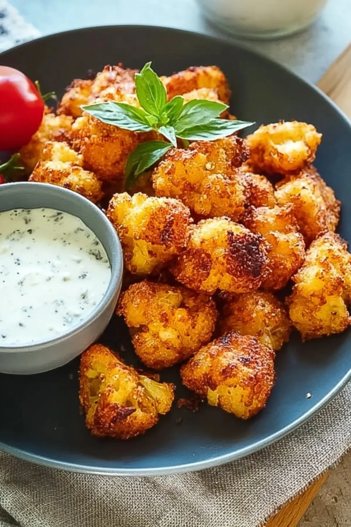 Knusprige Blumenkohl-Nuggets aus dem Ofen