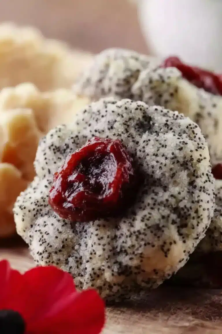 Mohn-Kirsch-Plätzchen