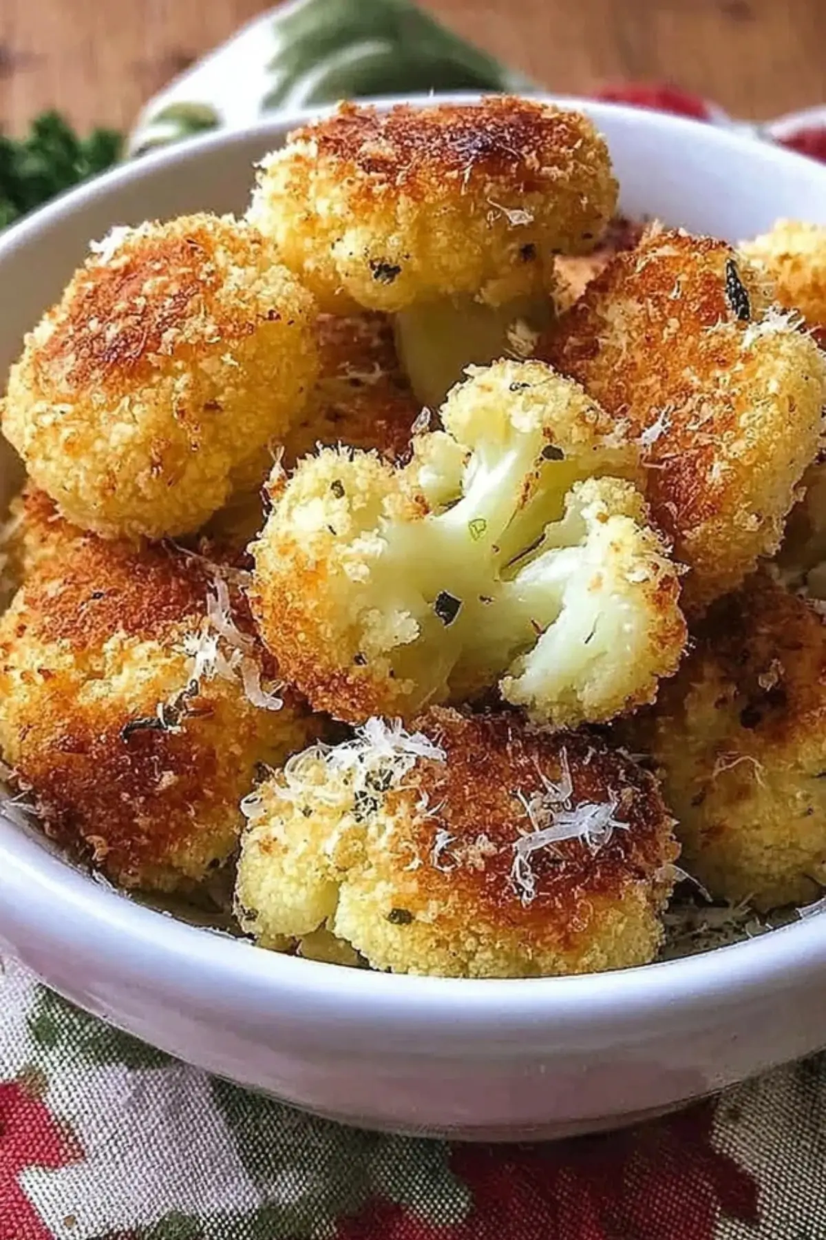 Parmesan Blumenkohl Bissen