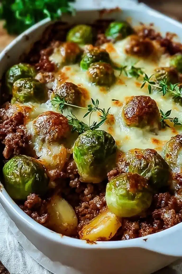 Rosenkohl Auflauf Hackfleisch