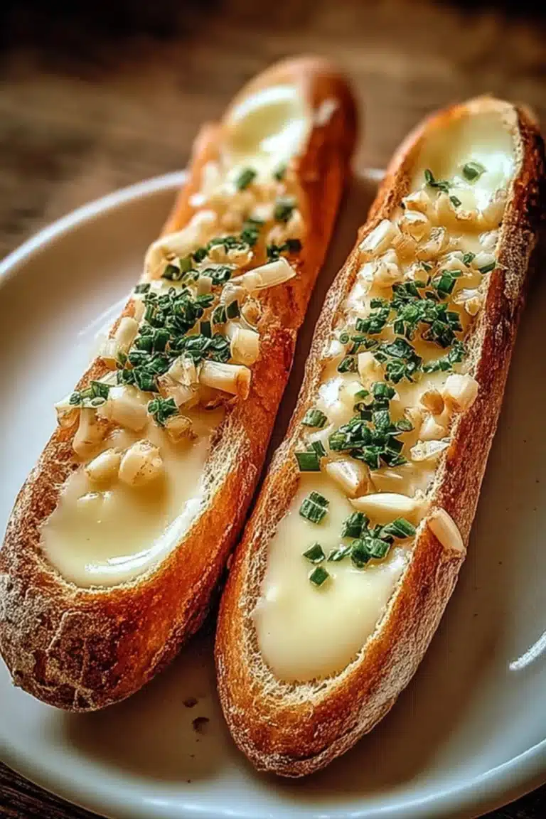 Schnelle Knoblauchstangen