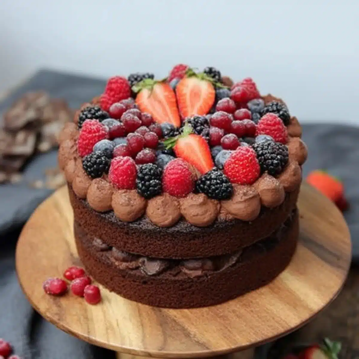 Torte Mit Schokofllung