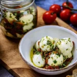 Eingelegter Mozzarella