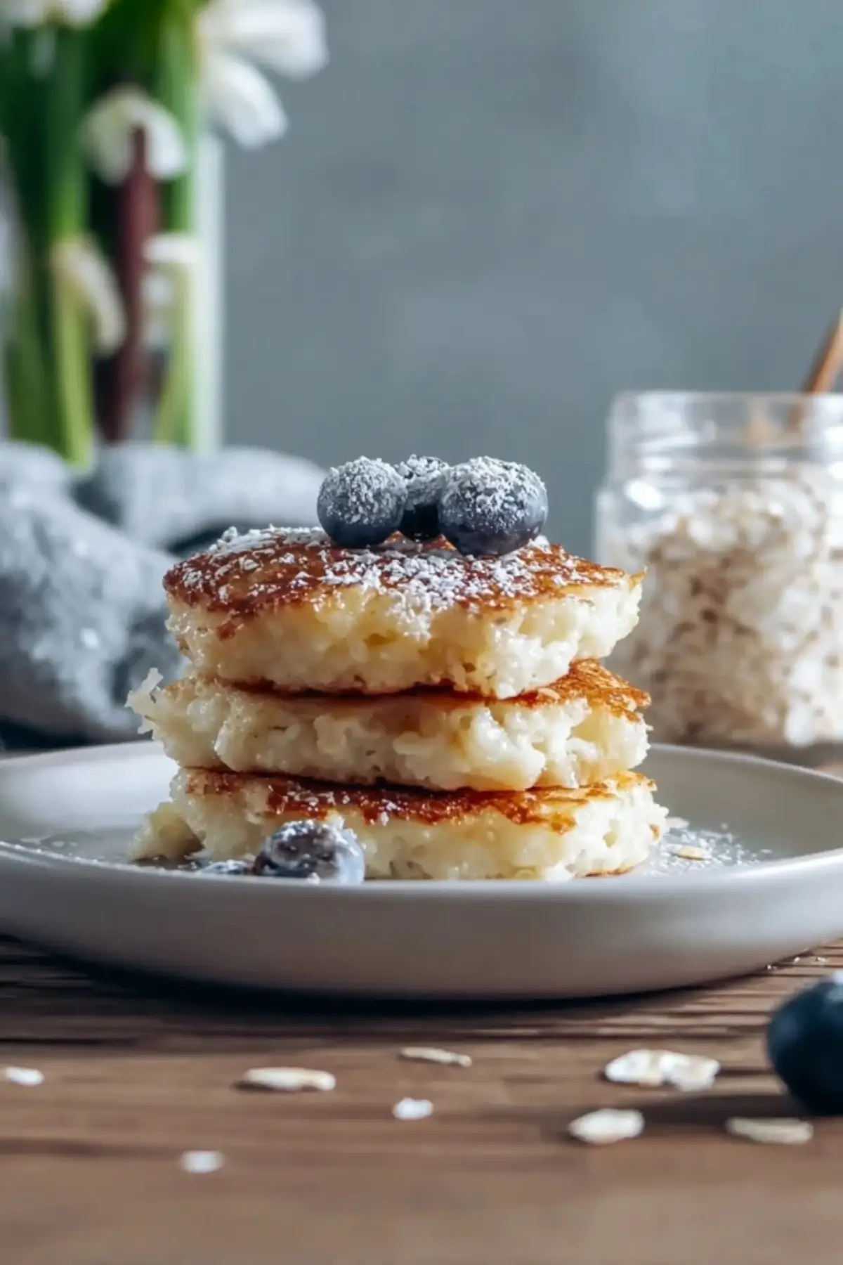 Quark Talern mit Haferflocken