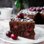 Schoko Kirsch Kuchen mit Schokostückchen