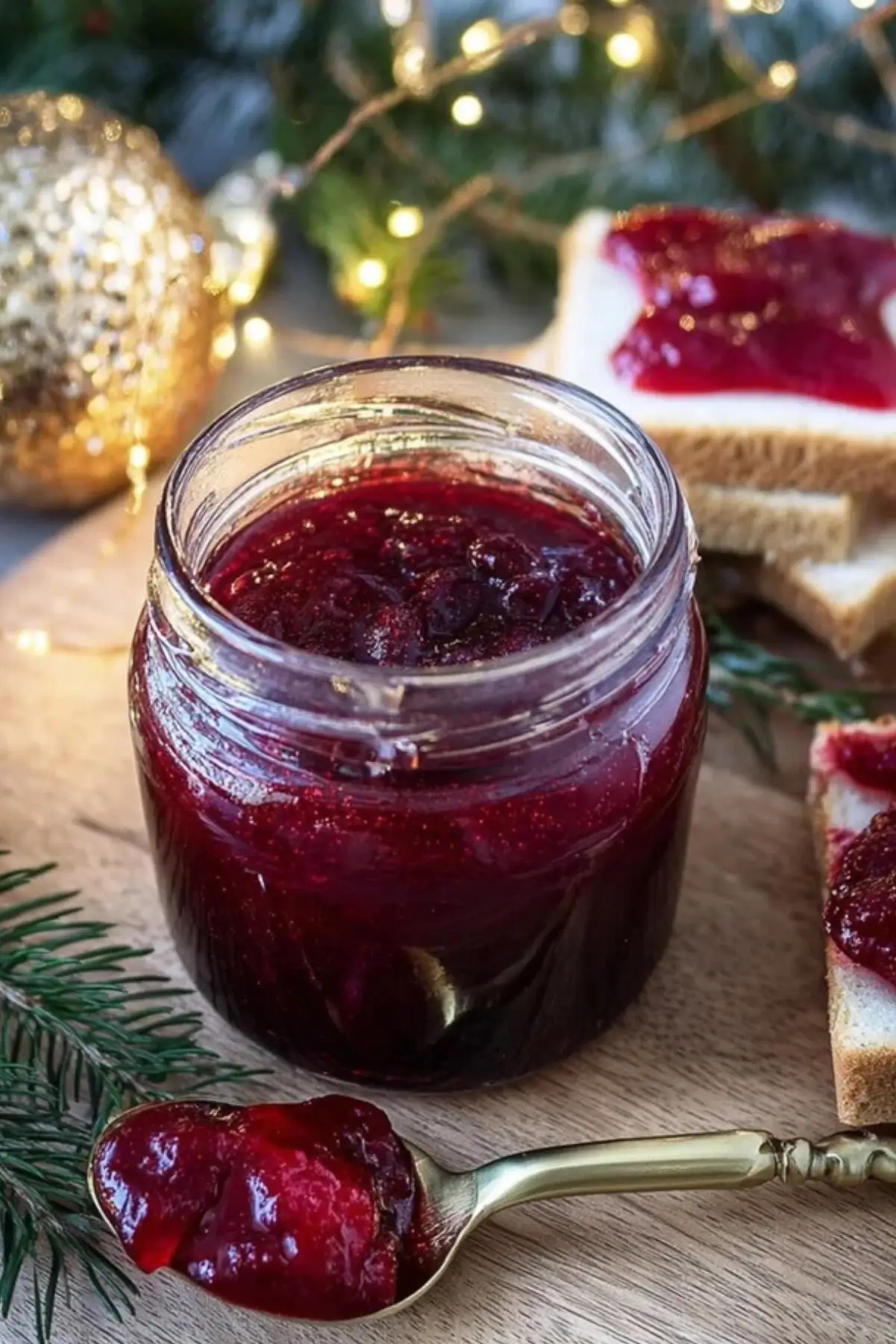 Weihnachtsmarmelade Apfel Kirsch mit Zimt