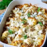 Blumenkohl Hack Auflauf mit Feta