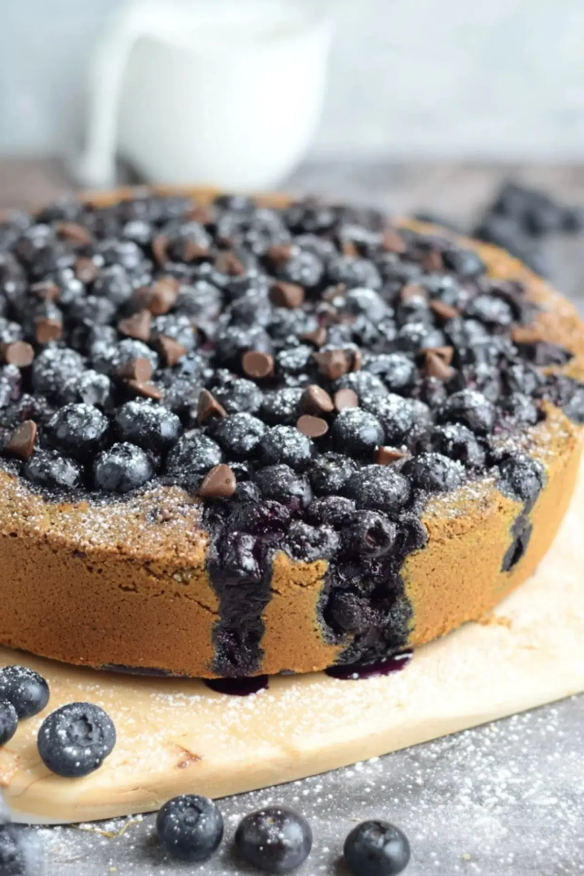 Ricetta torta mirtilli e gocce di cioccolato