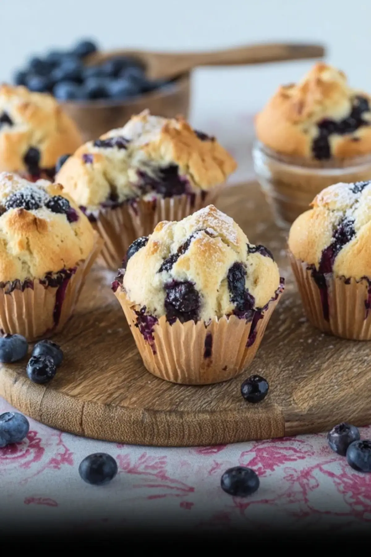 Saftige Blaubeer Muffins