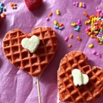 Waffelherzen zum Valentinstag