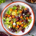 Wintersalat mit geröstetem Gemüse