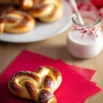 Zopfherzen zum Valentinstag