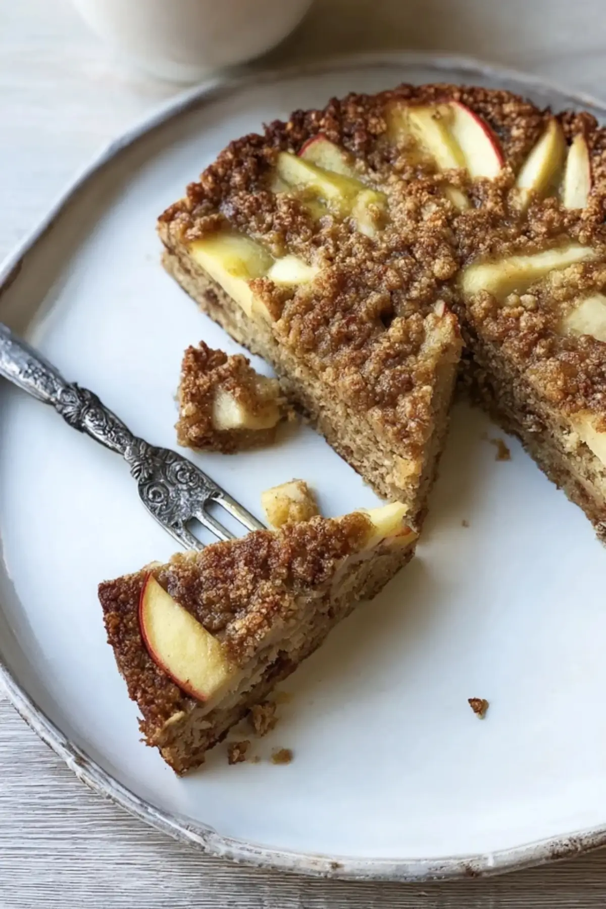 Apfel Zimt Haferflockenkuchen