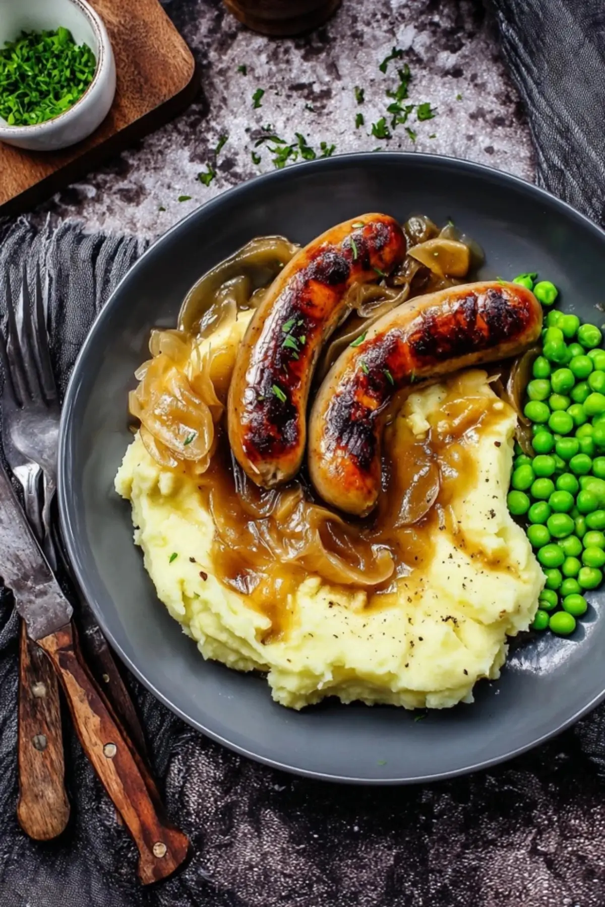 Bangers und Mash