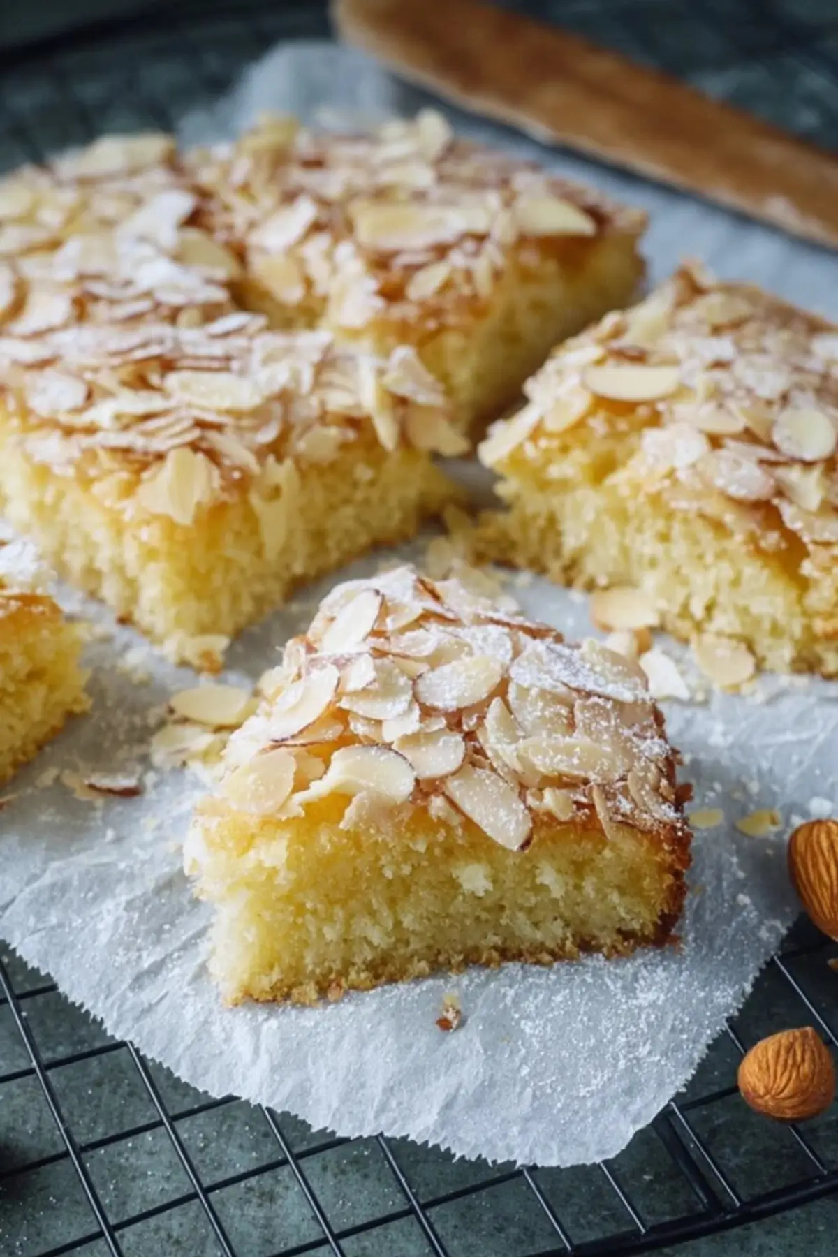 Buttermilchkuchen mit Mandeln