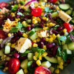 Grillsalat mit Hirtenkäse